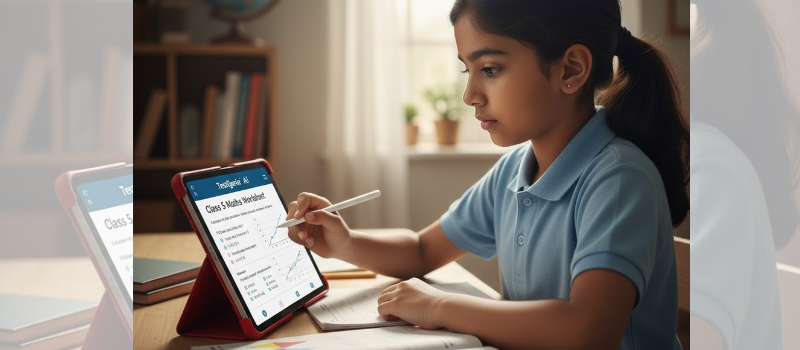 Best Maths Worksheet Generator for Class 5 – Try TestGenie AI