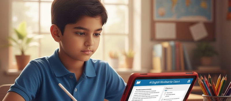 Best English Worksheet for Class-4 Students – TestGenie AI